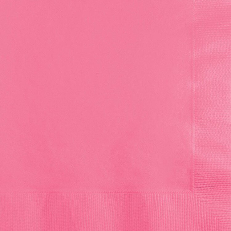 Solid Beverage Napkins candy pink